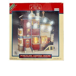 Lemax‎ Lands End Clothing Store Xmas Village Light Up Building